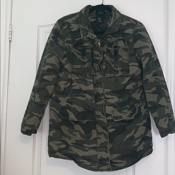 Forever 21 utility camo jacket - Picture 2 of 5